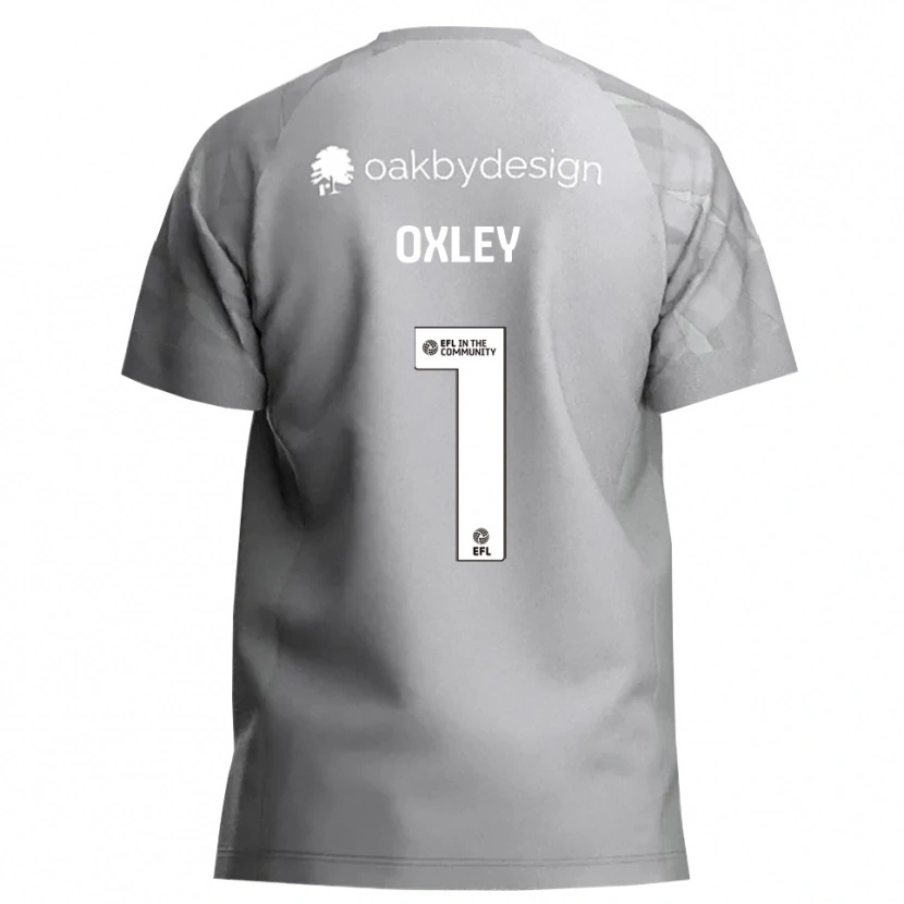 Danxen Hombre Camiseta Mark Oxley #1 Gris Oscuro Portero Equipación 2025/26 La Camisa México
