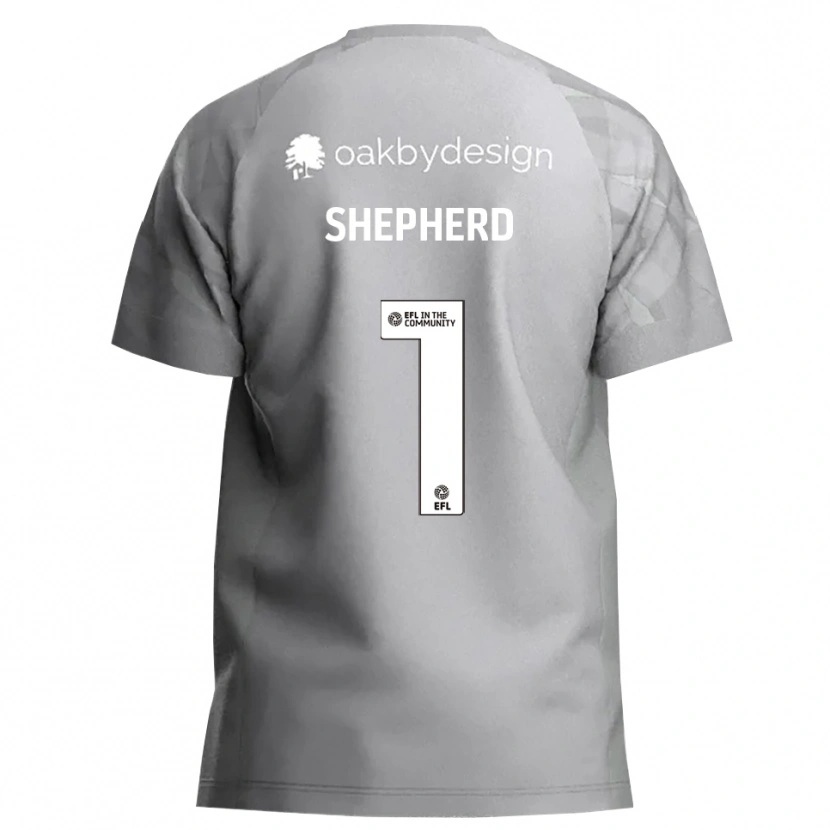 Danxen Hombre Camiseta Frankie Shepherd #1 Gris Oscuro Portero Equipación 2025/26 La Camisa México
