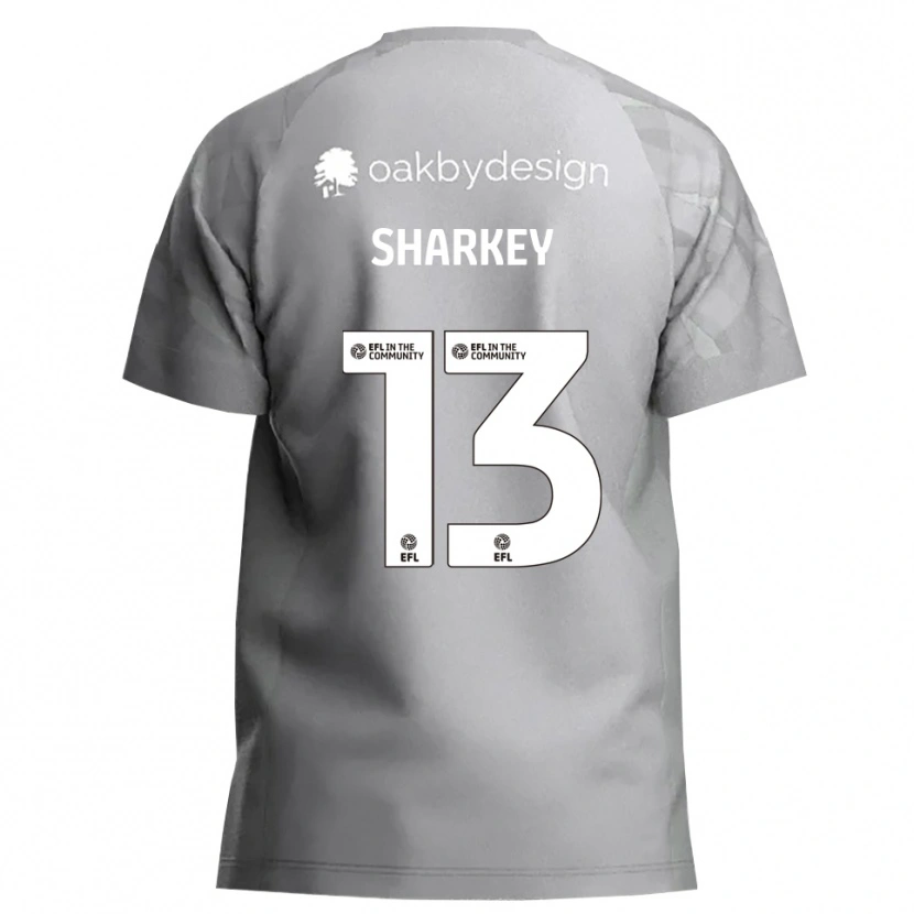 Danxen Hombre Camiseta Toby Sharkey #13 Gris Oscuro Portero Equipación 2025/26 La Camisa México
