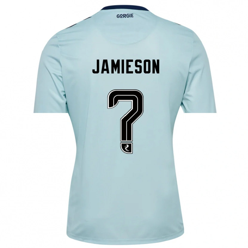 Danxen Hombre Camiseta Finlay Jamieson #0 Negro Azul Claro Portero Equipación 2025/26 La Camisa México