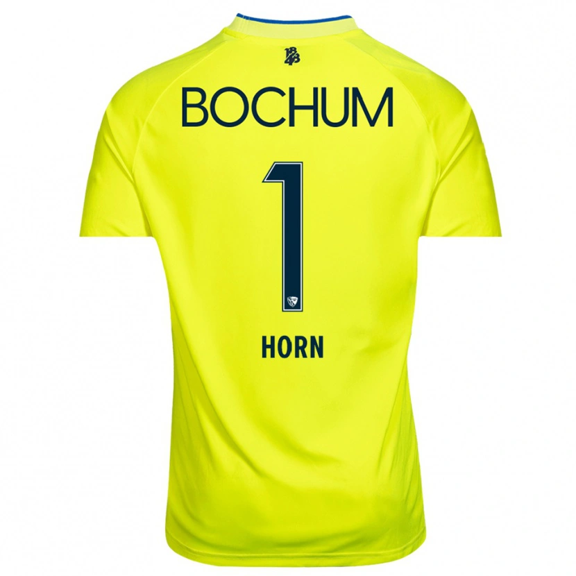 Danxen Hombre Camiseta Timo Horn #1 Verde Amarillo Portero Equipación 2025/26 La Camisa México