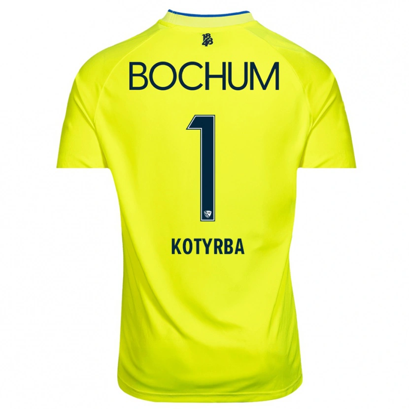 Danxen Hombre Camiseta Finn Kotyrba #1 Verde Amarillo Portero Equipación 2025/26 La Camisa México
