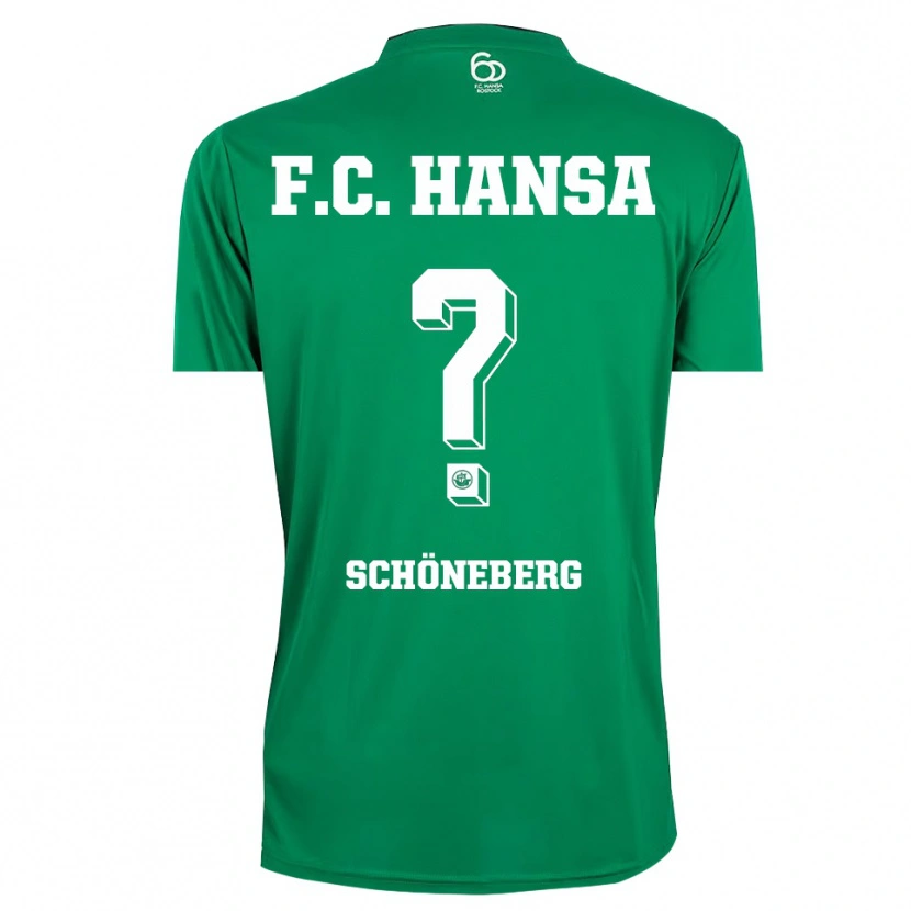 Danxen Hombre Camiseta Tom Schöneberg #0 Verde Oscuro Blanco Portero Equipación 2025/26 La Camisa México