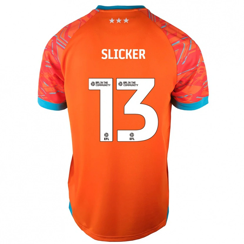 Danxen Hombre Camiseta Cieran Slicker #13 Blanco Naranja Portero Equipación 2025/26 La Camisa México