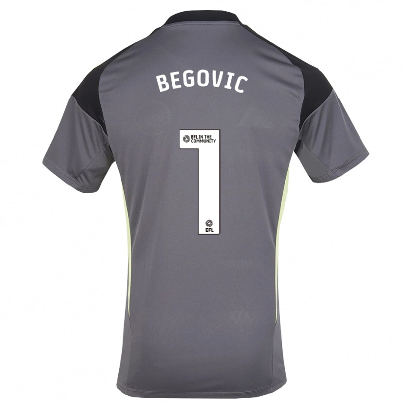 Danxen Hombre Camiseta Asmir Begovic #1 Blanco Gris Portero Equipación 2025/26 La Camisa México