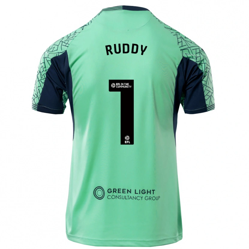 Danxen Hombre Camiseta Jack Ruddy #1 Negro Acua Portero Equipación 2025/26 La Camisa México