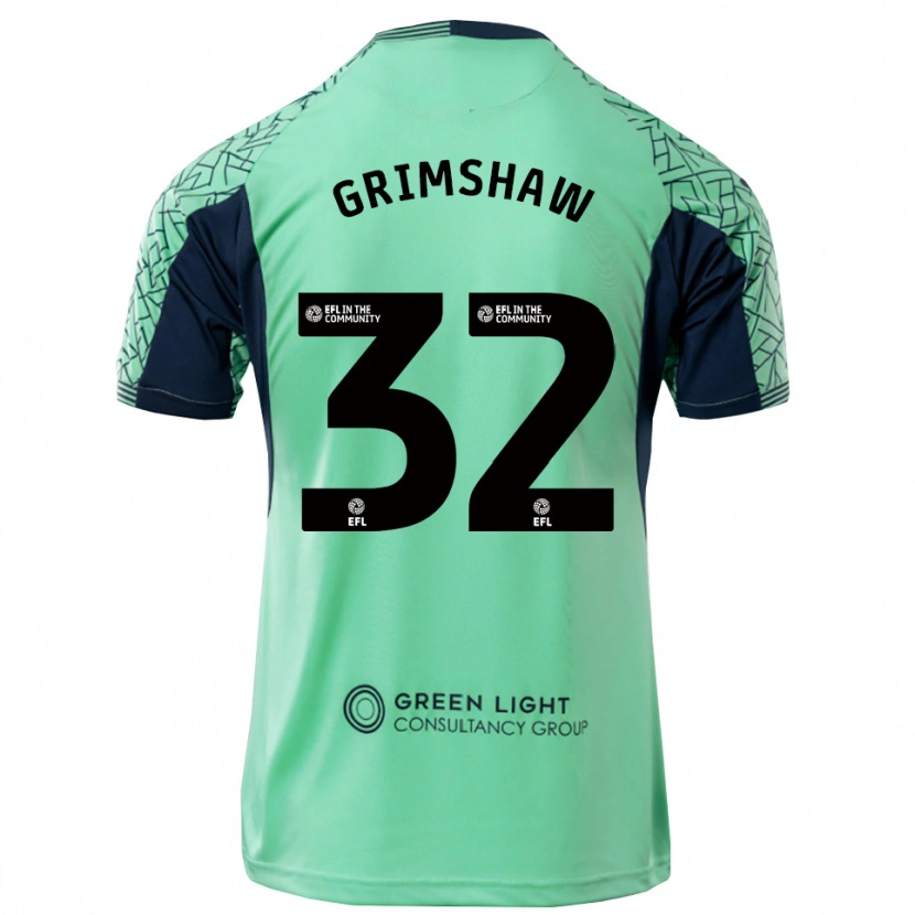 Danxen Hombre Camiseta Daniel Grimshaw #32 Negro Acua Portero Equipación 2025/26 La Camisa México