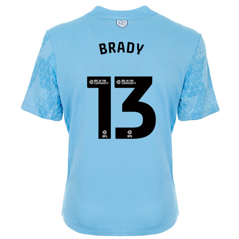 Danxen Hombre Camiseta Louis Brady #13 Negro Azul Cielo Portero Equipación 2025/26 La Camisa México