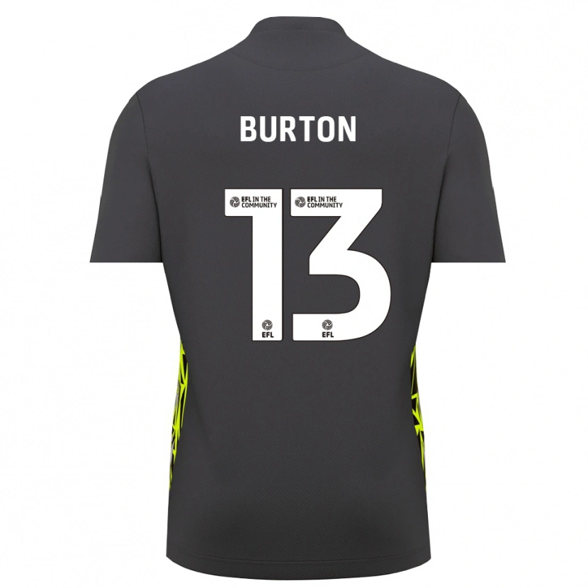 Danxen Hombre Camiseta Callum Burton #13 Verde Bosque Gris Portero Equipación 2025/26 La Camisa México