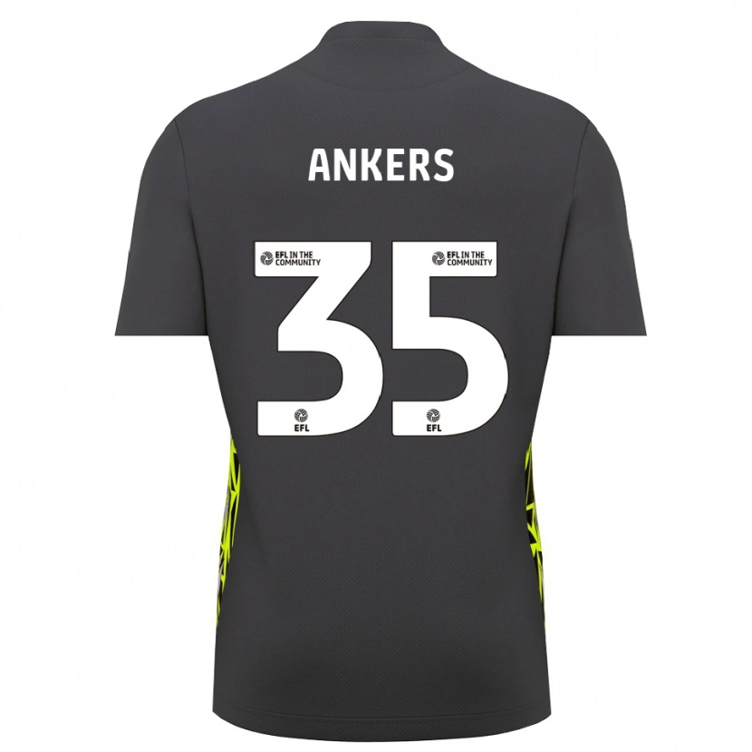 Danxen Hombre Camiseta Chloe Ankers #35 Verde Bosque Gris Portero Equipación 2025/26 La Camisa México