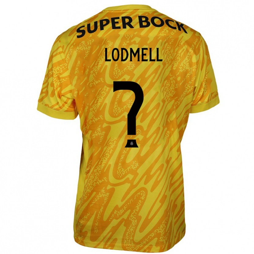 Danxen Hombre Camiseta William Lodmell #0 Amarillo Naranja Portero Equipación 2025/26 La Camisa México