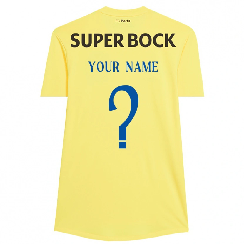 Danxen Hombre Camiseta FC Porto Amarillo Claro Negro Portero Equipación 2025/26 La Camisa México