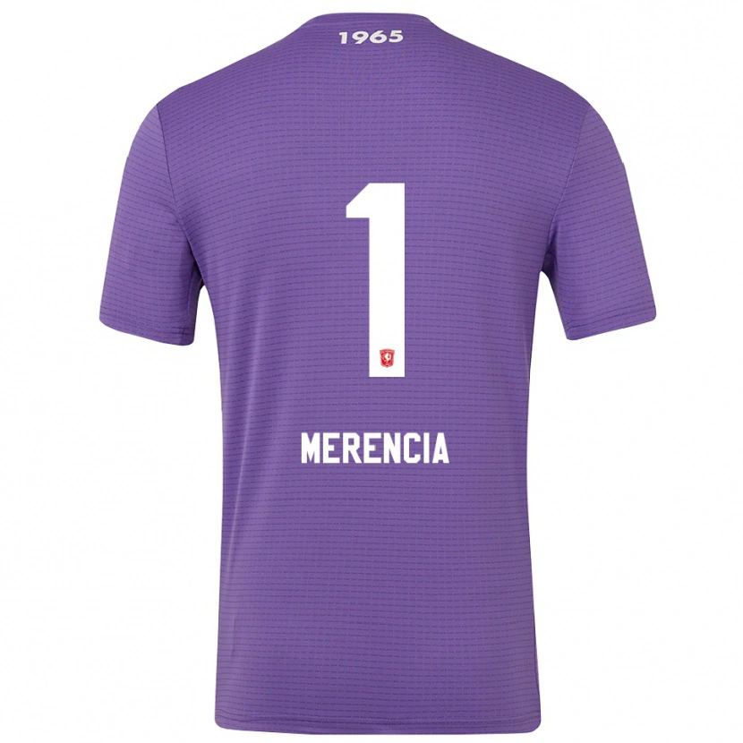 Danxen Hombre Camiseta Leandro Merencia #1 Morado Medio Portero Equipación 2025/26 La Camisa México