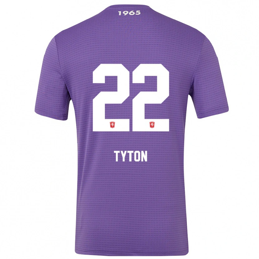 Danxen Hombre Camiseta Przemyslaw Tyton #22 Morado Medio Portero Equipación 2025/26 La Camisa México