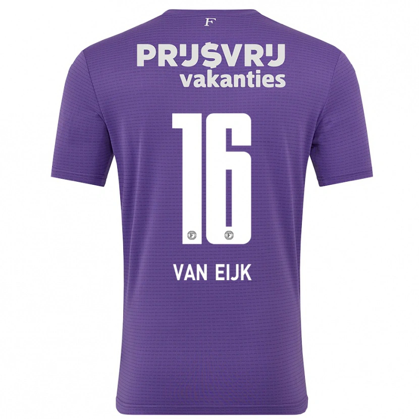 Danxen Hombre Camiseta Roos Van Eijk #16 Blanco Blanco Portero Equipación 2025/26 La Camisa México