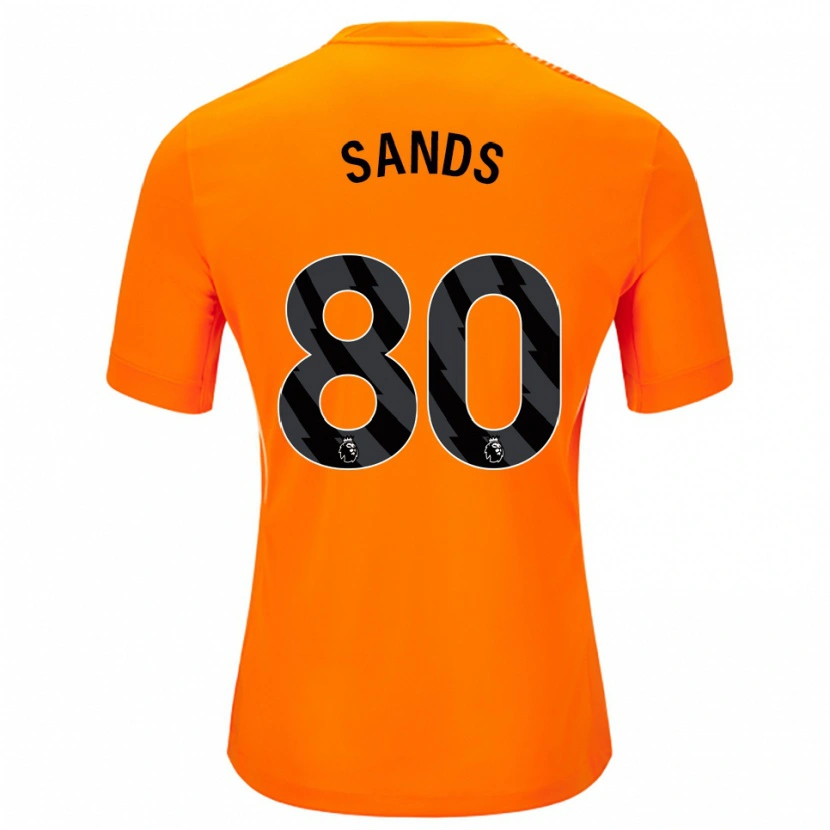 Danxen Hombre Camiseta Hudson Sands #80 Naranja Negro Portero Equipación 2025/26 La Camisa México