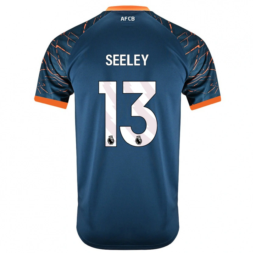 Danxen Hombre Camiseta Will Seeley #13 Azul Pizarra Oscuro Portero Equipación 2025/26 La Camisa México