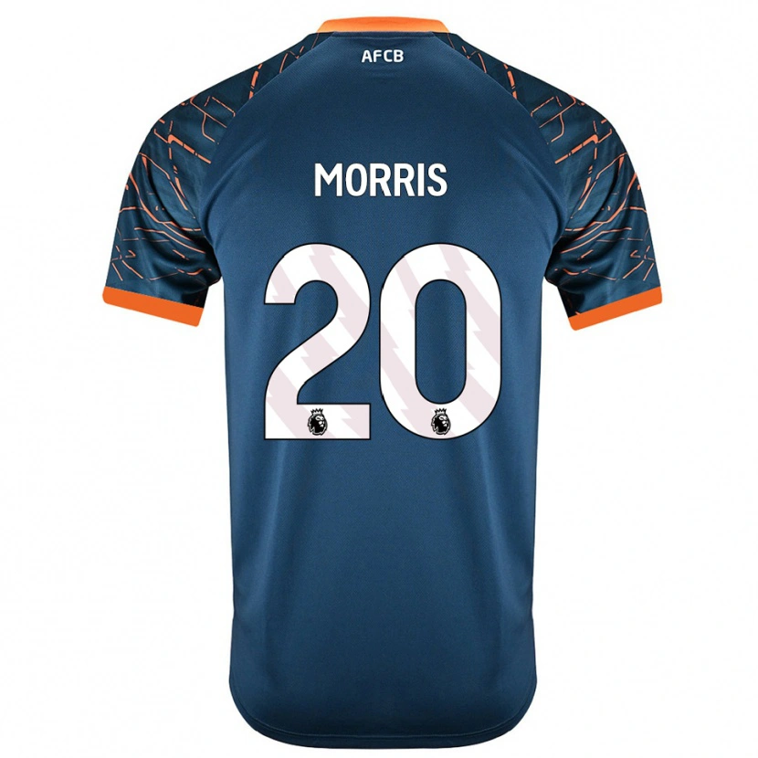 Danxen Hombre Camiseta Caitlin Morris #20 Azul Pizarra Oscuro Portero Equipación 2025/26 La Camisa México