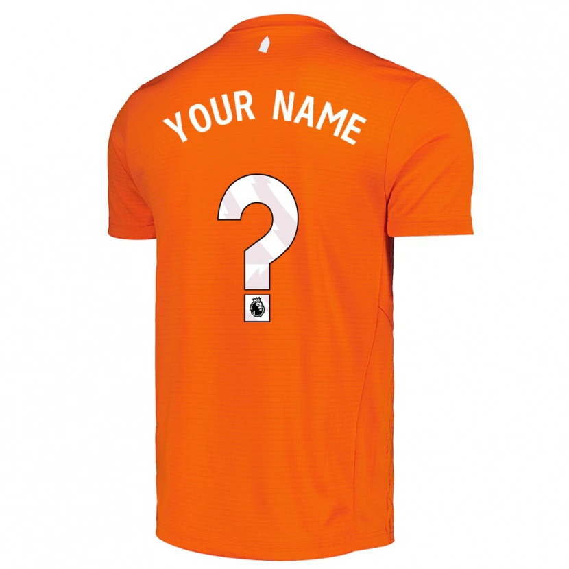 Danxen Hombre Camiseta Everton FC Naranja Negro Portero Equipación 2025/26 La Camisa México