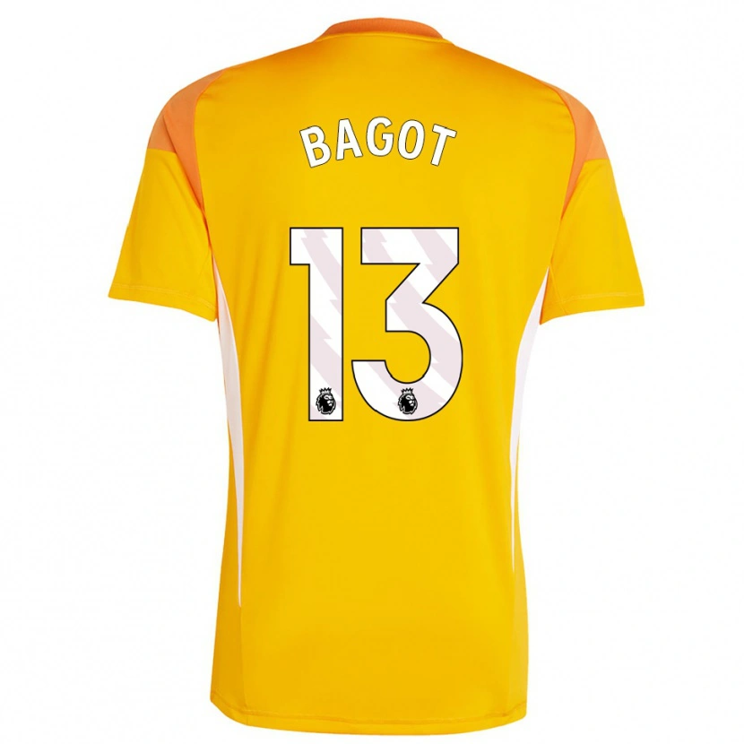 Danxen Hombre Camiseta Matthew Bagot #13 Blanco Blanco Portero Equipación 2025/26 La Camisa México