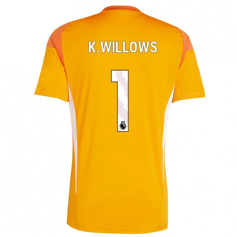 Danxen Hombre Camiseta Keehan Willows #1 Blanco Blanco Portero Equipación 2025/26 La Camisa México