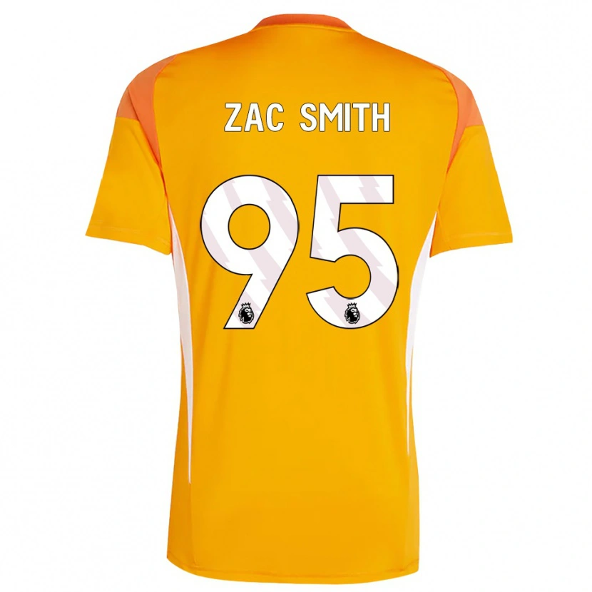 Danxen Hombre Camiseta Zac Smith #95 Blanco Blanco Portero Equipación 2025/26 La Camisa México