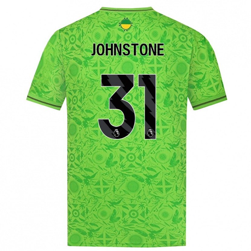 Danxen Hombre Camiseta Sam Johnstone #31 Verde Negro Portero Equipación 2025/26 La Camisa México