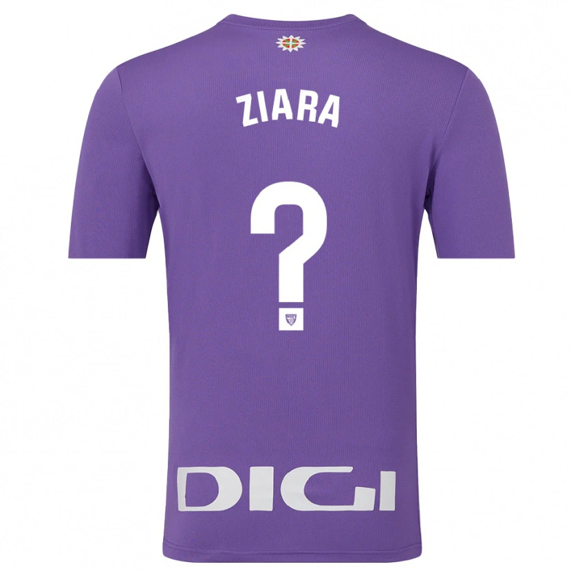Danxen Hombre Camiseta Ziara Vega Uribarri #0 Púrpura Blanco Portero Equipación 2025/26 La Camisa México