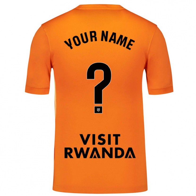 Danxen Hombre Camiseta Atletico Madrid Naranja Negro Portero Equipación 2025/26 La Camisa México