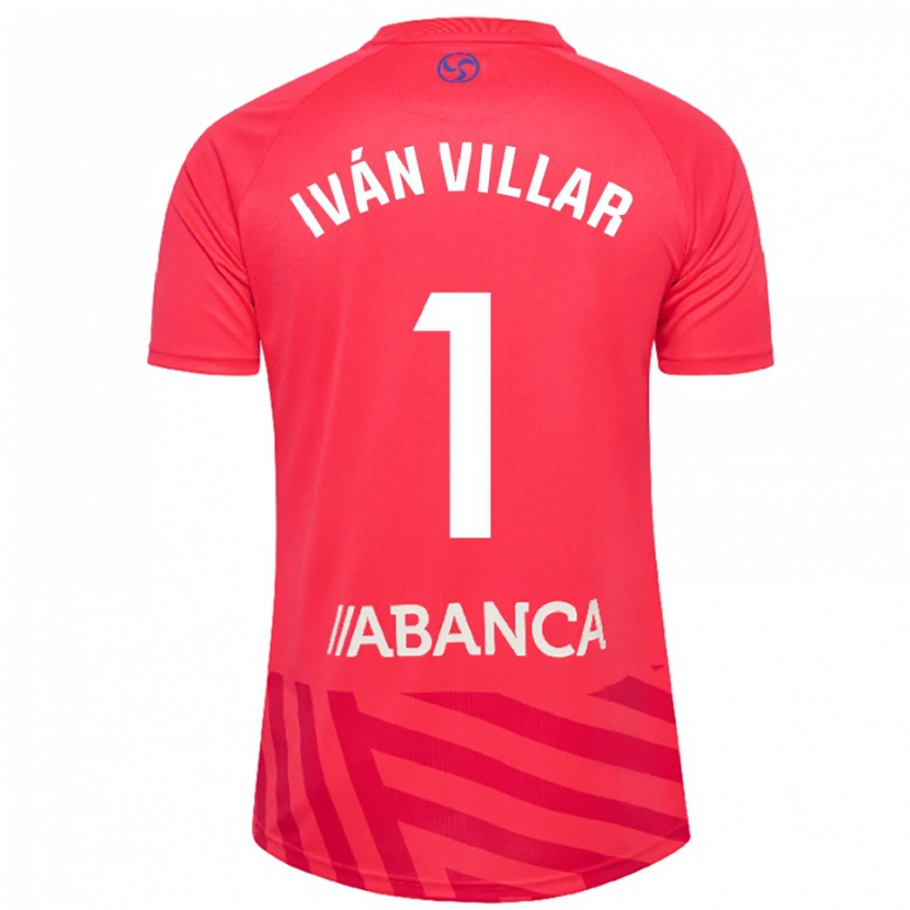 Danxen Hombre Camiseta Iván Villar #1 Rojo Blanco Portero Equipación 2025/26 La Camisa México