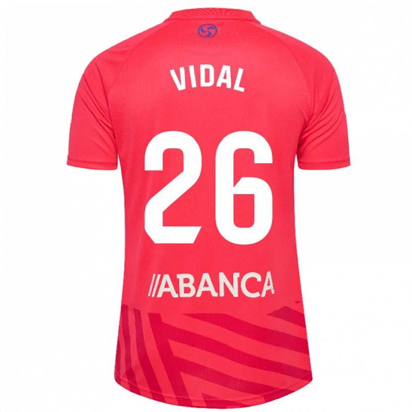 Danxen Hombre Camiseta Marc Vidal #26 Rojo Blanco Portero Equipación 2025/26 La Camisa México