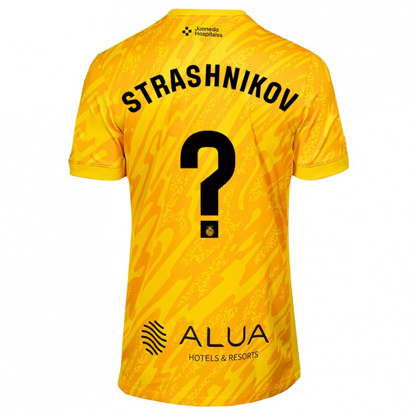 Danxen Hombre Camiseta Nikolay Strashnikov #0 Naranja Negro Portero Equipación 2025/26 La Camisa México