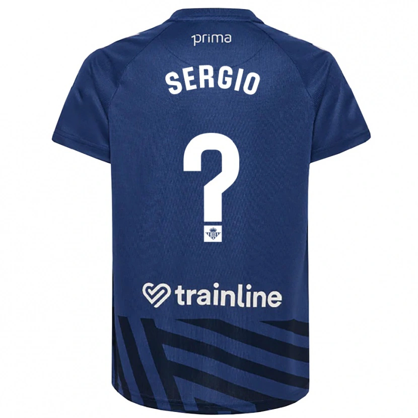 Danxen Hombre Camiseta Sergio Vázquez #0 Azul Real Blanco Portero Equipación 2025/26 La Camisa México
