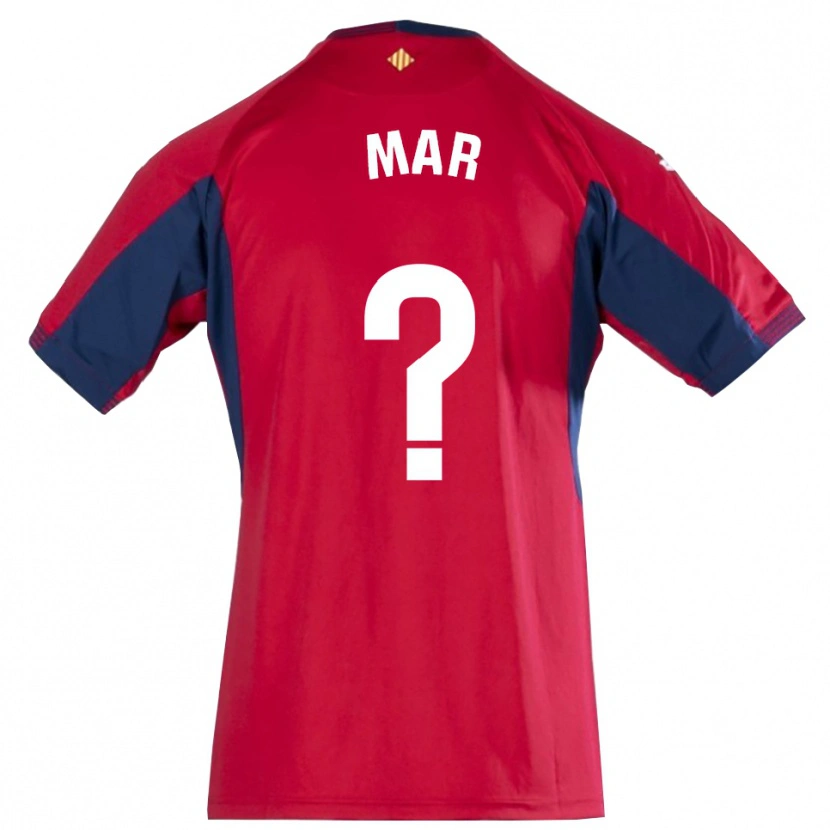 Danxen Hombre Camiseta Mar Segarra Casanova #0 Azul Real Rojo Portero Equipación 2025/26 La Camisa México