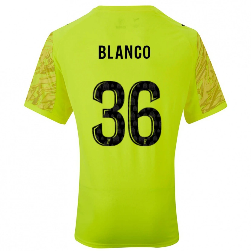 Danxen Hombre Camiseta Rubén Blanco #36 Verde Fluorescente Negro Portero Equipación 2025/26 La Camisa México