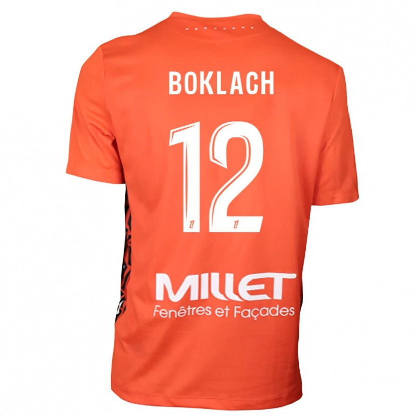 Danxen Hombre Camiseta Kateryna Boklach #12 Naranja Blanco Portero Equipación 2025/26 La Camisa México