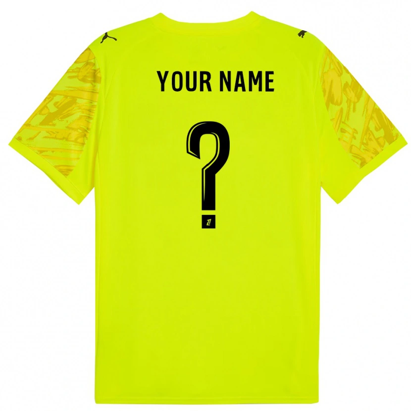 Danxen Hombre Camiseta Stade Rennais FC Verde Fluorescente Amarillo Portero Equipación 2025/26 La Camisa México