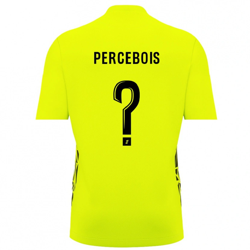 Danxen Hombre Camiseta Marie Percebois #0 Verde Fluorescente Portero Equipación 2025/26 La Camisa México