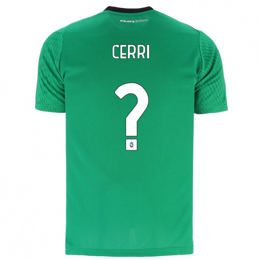 Danxen Hombre Camiseta Jacopo Cerri #0 Verde Esmeralda Portero Equipación 2025/26 La Camisa México