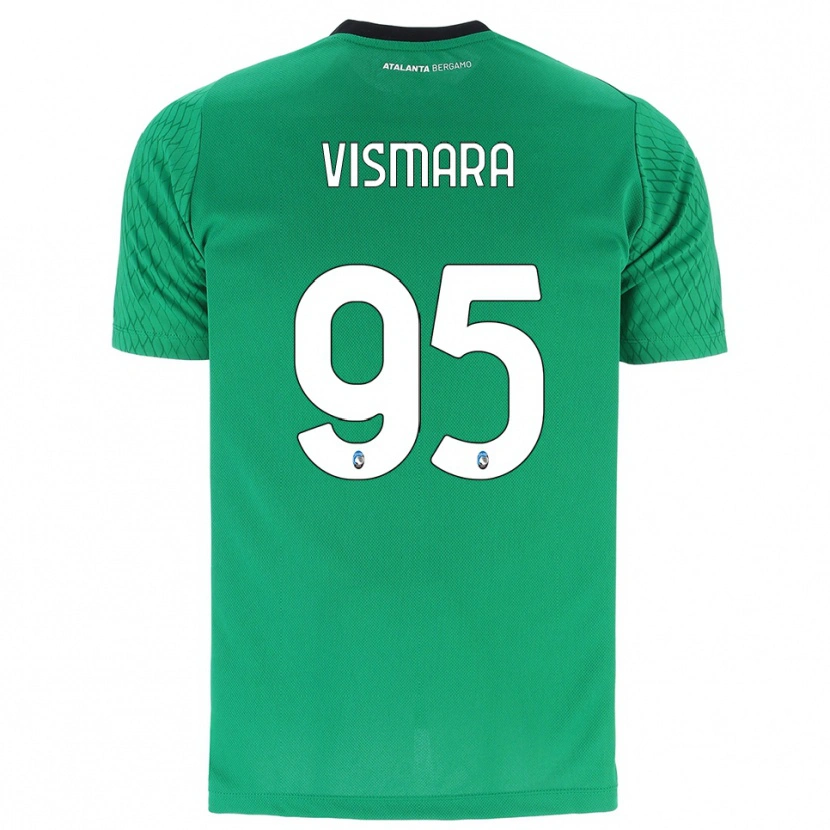 Danxen Hombre Camiseta Paolo Vismara #95 Verde Esmeralda Portero Equipación 2025/26 La Camisa México