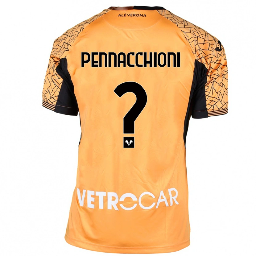 Danxen Hombre Camiseta Jacopo Pennacchioni #0 Naranja Negro Blanco Portero Equipación 2025/26 La Camisa México