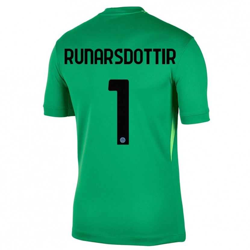 Danxen Hombre Camiseta Cecilía Rán Rúnarsdóttir #1 Verde Claro Negro Portero Equipación 2025/26 La Camisa México