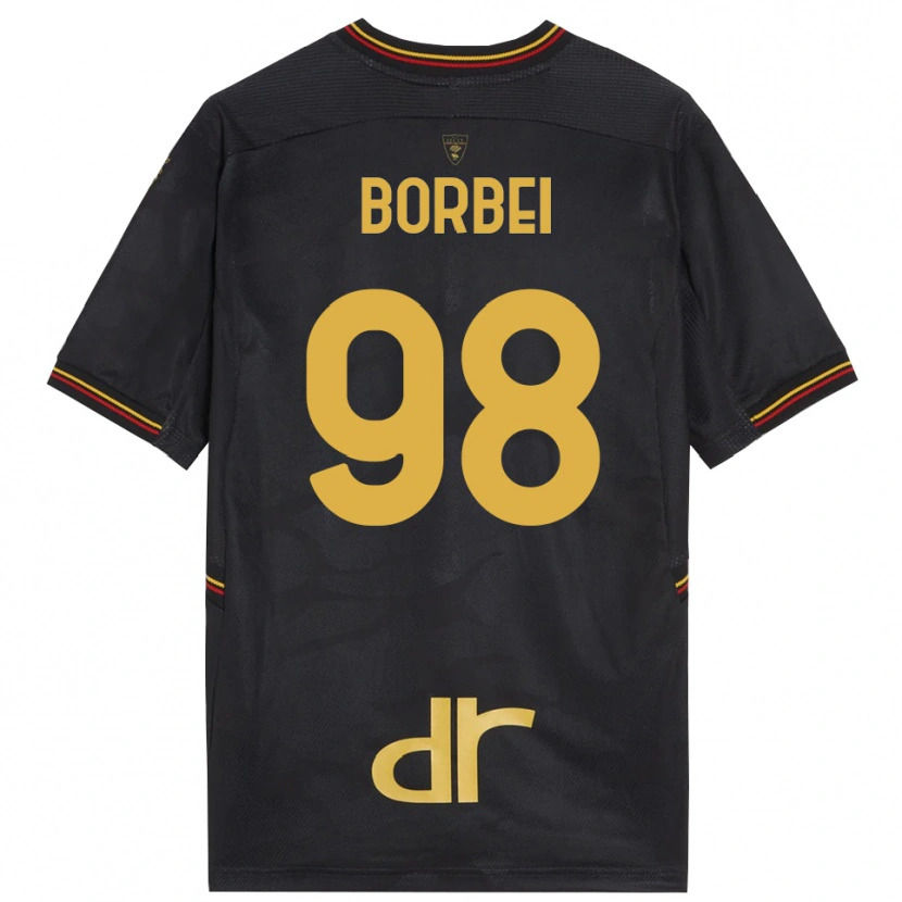 Danxen Hombre Camiseta Alexandru Borbei #98 Negro Marrón Portero Equipación 2025/26 La Camisa México