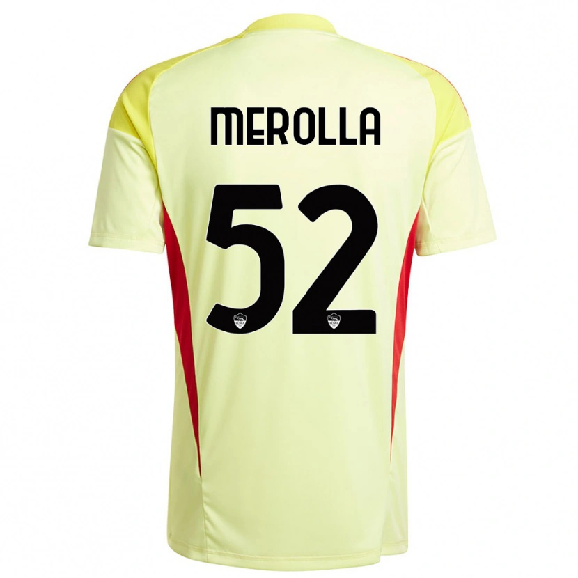 Danxen Hombre Camiseta Liliana Merolla #52 Amarillo Claro Naranja Portero Equipación 2025/26 La Camisa México