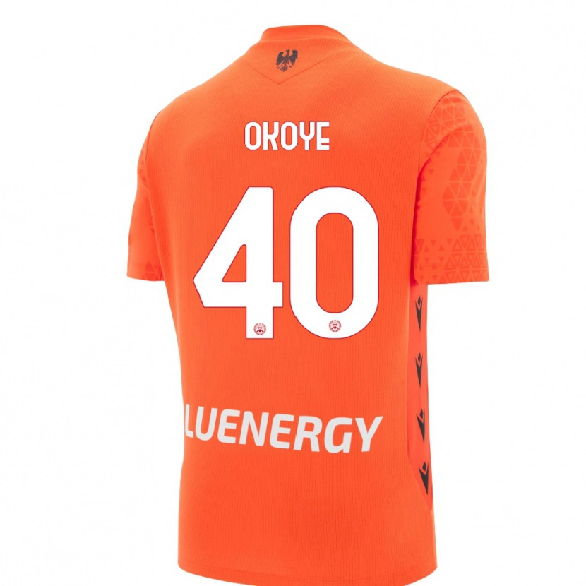 Danxen Hombre Camiseta Maduka Okoye #40 Naranja Rojo Negro Portero Equipación 2025/26 La Camisa México