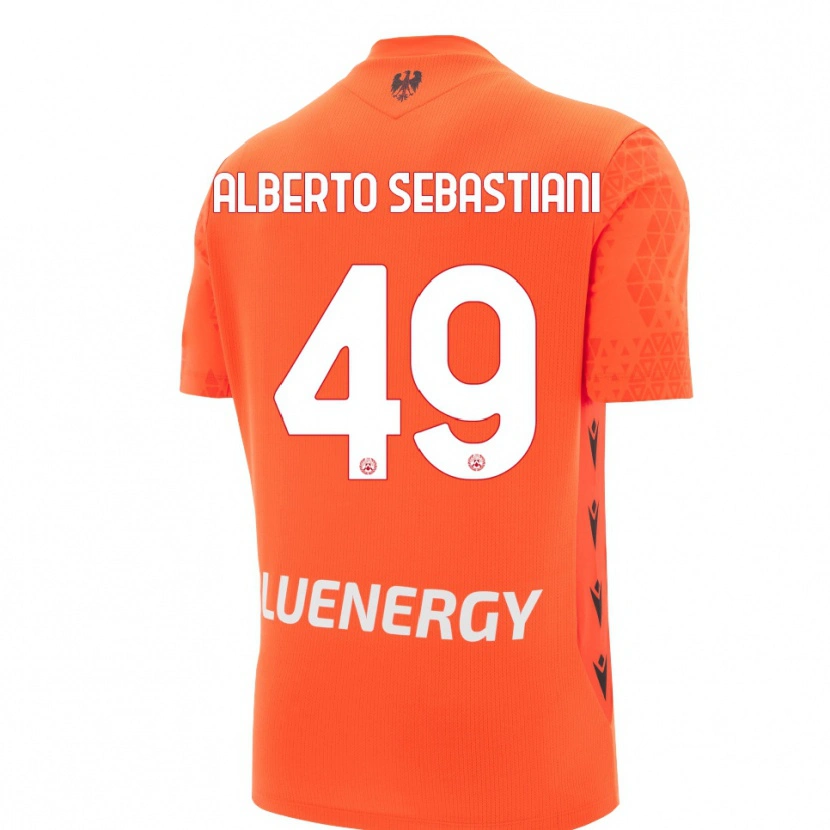 Danxen Hombre Camiseta José Alberto Sebastiani #49 Naranja Rojo Negro Portero Equipación 2025/26 La Camisa México