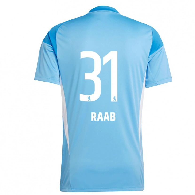 Danxen Hombre Camiseta Matheo Raab #31 Azul Negro Portero Equipación 2025/26 La Camisa México