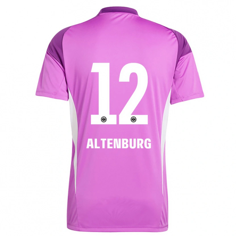 Danxen Hombre Camiseta Lina Altenburg #12 Lila Blanco Portero Equipación 2025/26 La Camisa México