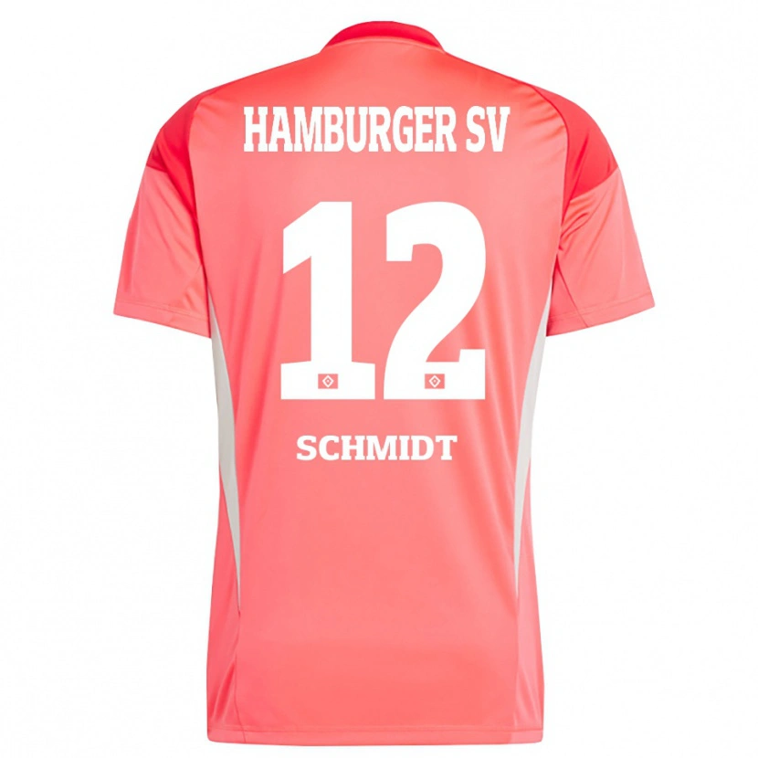 Danxen Hombre Camiseta Bennet Schmidt #12 Naranja Rojo Portero Equipación 2025/26 La Camisa México