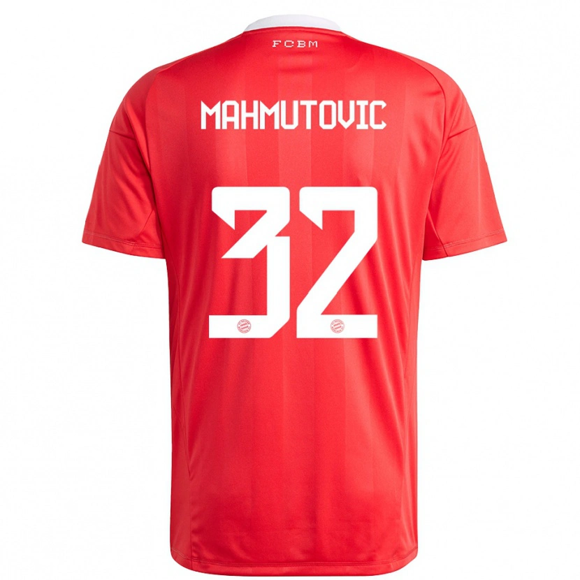 Danxen Hombre Camiseta Ena Mahmutovic #32 Blanco Rojo Portero Equipación 2025/26 La Camisa México